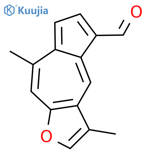3,8-dimethylazuleno[6,5-b]furan-5-carbaldehyde structure