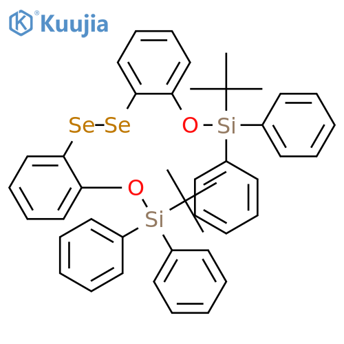 Silane, [diselenobis(2,1-phenyleneoxy)]bis[(1,1-dimethylethyl)diphenyl- structure