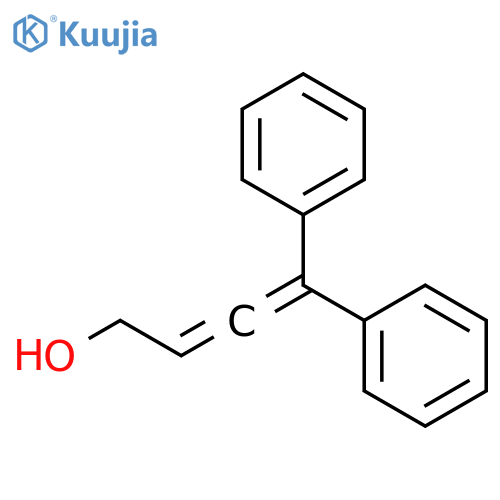 2,3-Butadien-1-ol, 4,4-diphenyl- structure
