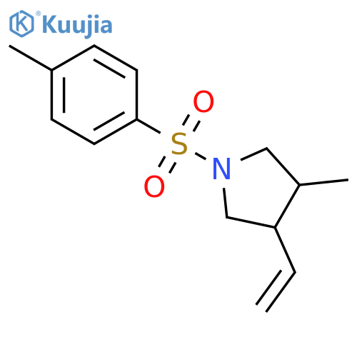 Pyrrolidine, 3-ethenyl-4-methyl-1-[(4-methylphenyl)sulfonyl]- structure