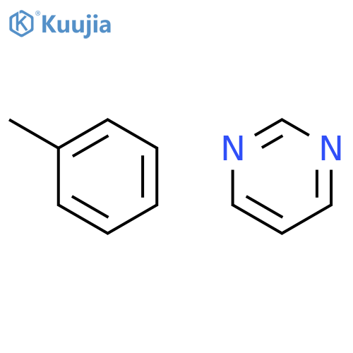Pyrimidine, compd. with methylbenzene (1:1) structure