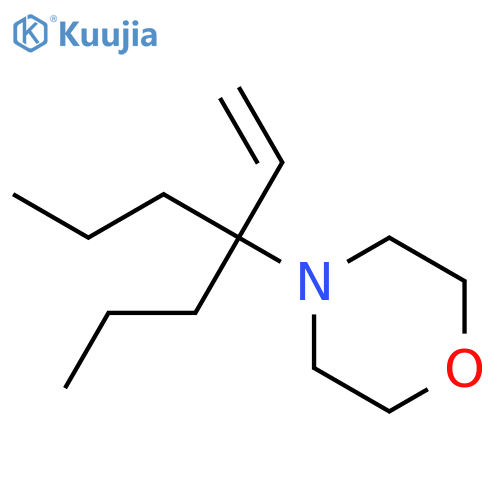 Morpholine, 4-(1-ethenyl-1-propylbutyl)- structure