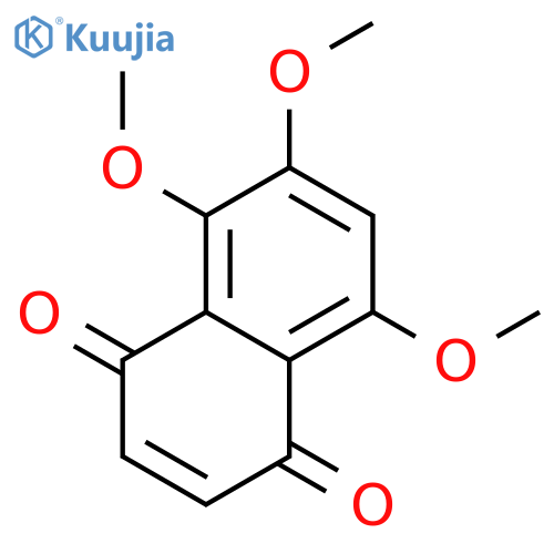 1,4-Naphthalenedione, 5,6,8-trimethoxy- structure