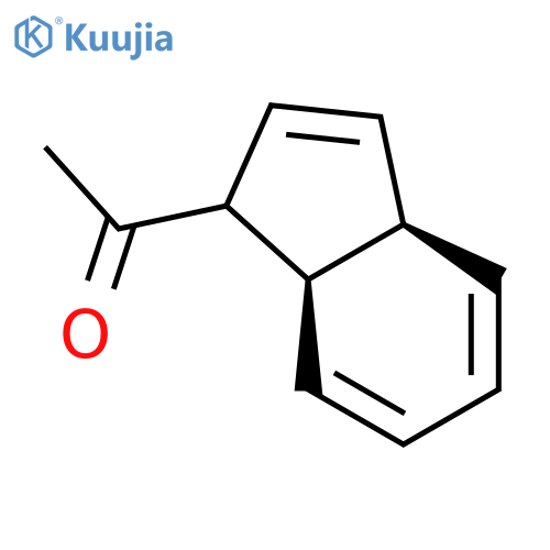 Ethanone,1-(3a,7a-dihydro-1H-inden-1-yl)-, (3aa,7aa)- (9CI) structure