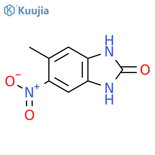 1,3-dihydro-5-methyl-6-nitro-2H-Benzimidazol-2-one structure