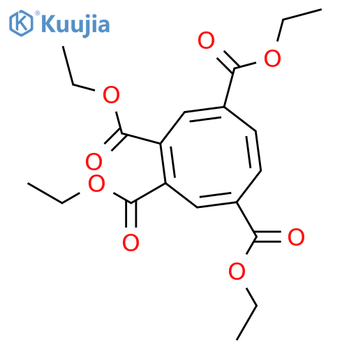 1,3,5,7-CYCLOOCTATETRAENE-1,2,4,7-TETRACARBOXYLIC ACID, TETRAETHYL ESTER structure