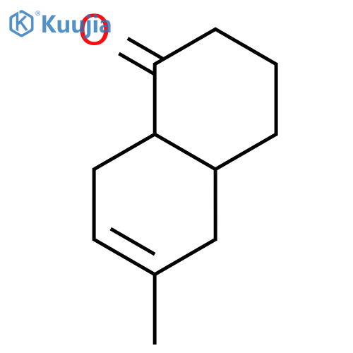 1(2H)-Naphthalenone, 3,4,4a,5,8,8a-hexahydro-6-methyl-, trans- structure
