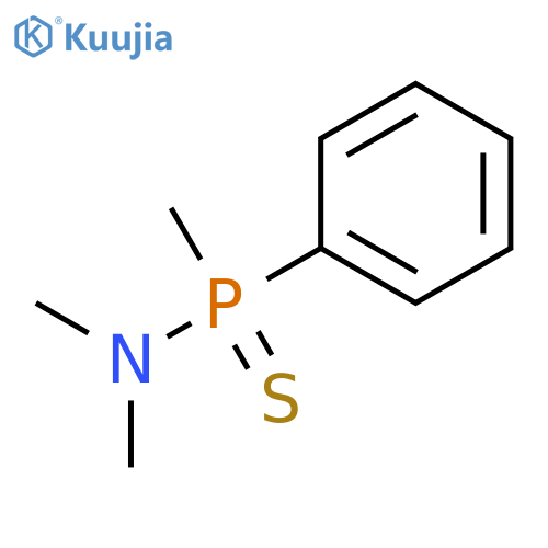 Phosphinothioic amide, N,N,P-trimethyl-P-phenyl- structure