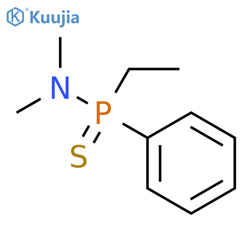 PHOSPHINOTHIOIC AMIDE, P-ETHYL-N,N-DIMETHYL-P-PHENYL- structure