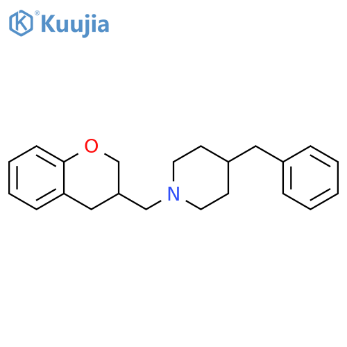 Piperidine,1-[(3,4-dihydro-2H-1-benzopyran-3-yl)methyl]-4-(phenylmethyl)- structure