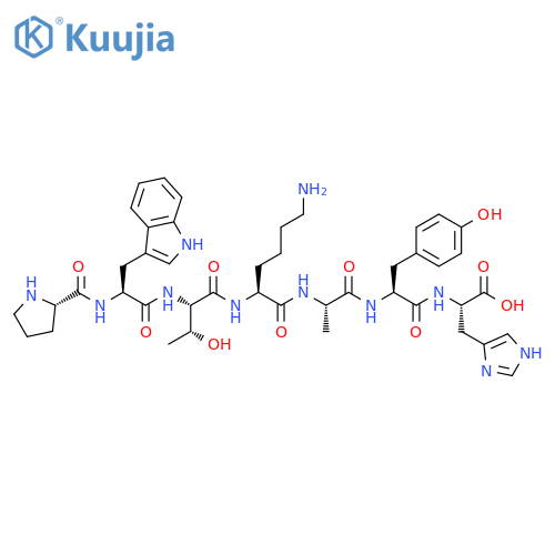 L-Histidine, L-prolyl-L-tryptophyl-L-threonyl-L-lysyl-L-alanyl-L-tyrosyl- structure