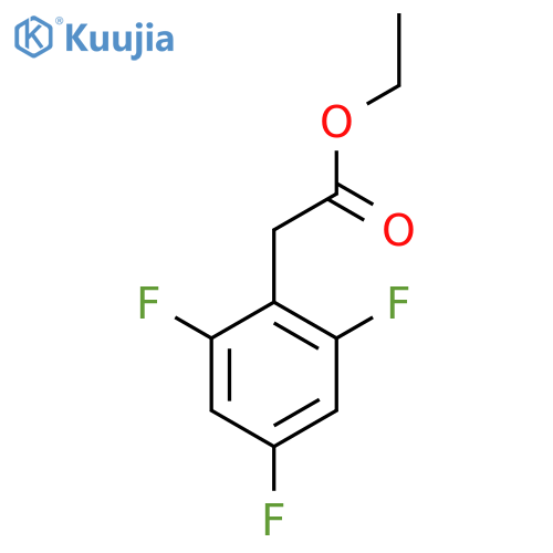 Ethyl 2-(2,4,6-trifluorophenyl)acetate structure