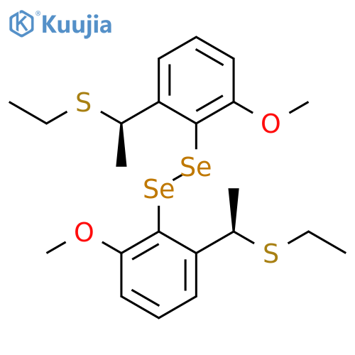 Diselenide, bis[2-[(1R)-1-(ethylthio)ethyl]-6-methoxyphenyl] structure