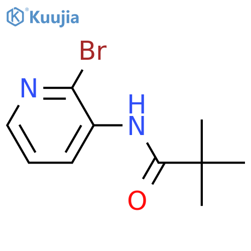 2-Bromo-3-n-pivaloyl-aminopyridine structure