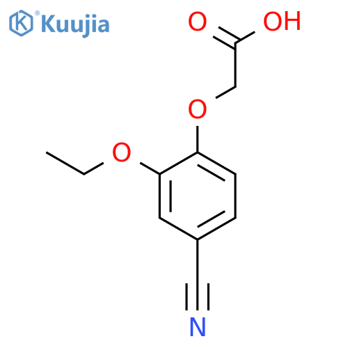 2-(4-cyano-2-ethoxyphenoxy)acetic Acid structure