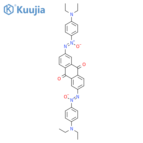 [4-(Diethylamino)phenyl]imino-[6-[[4-(diethylamino)phenyl]imino-oxidoazaniumyl]-9,10-dioxoanthracen-2-yl]-oxidoazanium structure