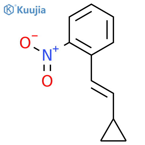 Benzene, 1-(2-cyclopropylethenyl)-2-nitro- structure