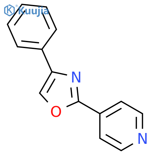 Pyridine, 4-(4-phenyl-2-oxazolyl)- structure