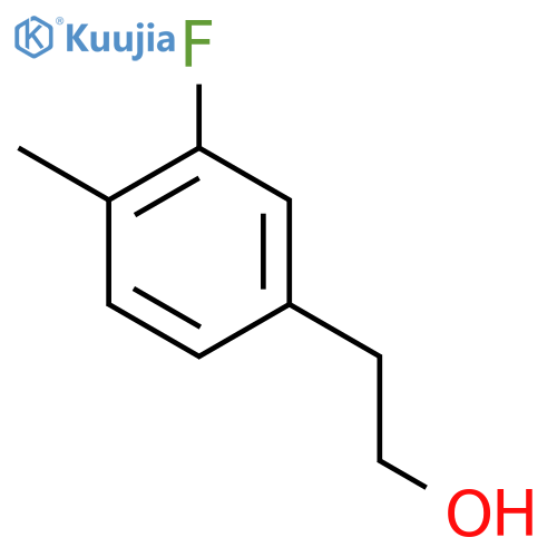 2-(3-fluoro-4-methylphenyl)ethan-1-ol structure