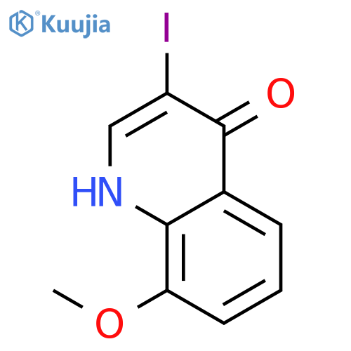 4(1H)-Quinolinone, 3-iodo-8-methoxy- structure