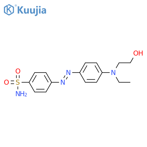 Benzenesulfonamide,4-[2-[4-[ethyl(2-hydroxyethyl)amino]phenyl]diazenyl]- structure