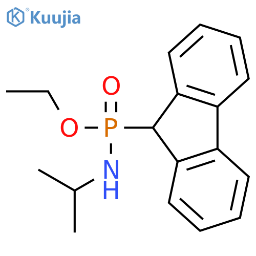 PHOSPHONAMIDIC ACID, P-9H-FLUOREN-9-YL-N-(1-METHYLETHYL)-, ETHYL ESTER structure
