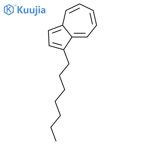 AZULENE, 1-HEPTYL- structure
