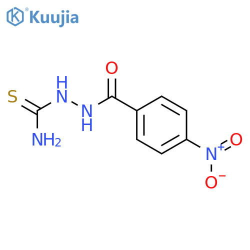 2-[(4-nitrophenyl)carbonyl]hydrazinecarbothioamide structure