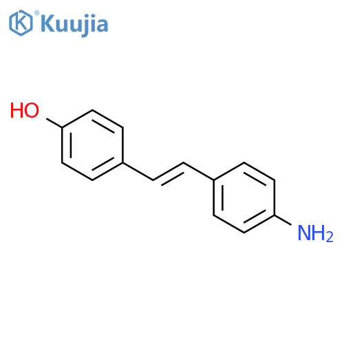 4'-Amino-4-hydroxystilbene structure