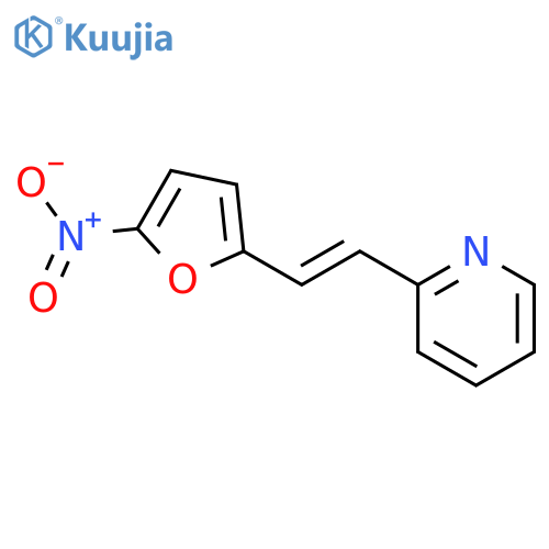 Pyridine, 2-[2-(5-nitro-2-furanyl)ethenyl]- structure