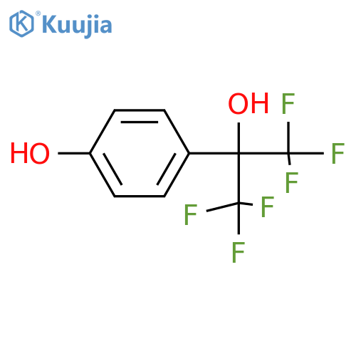 4-(2-Hydroxyhexafluoroisopropyl)phenol structure