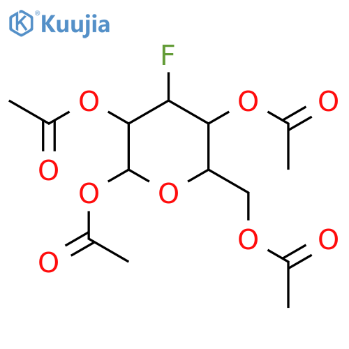 D-Glucopyranose,3-deoxy-3-fluoro-, 1,2,4,6-tetraacetate structure