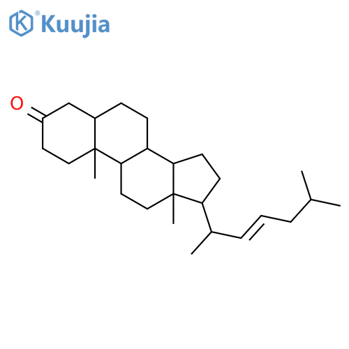 (E)-cholest-22-en-3-one structure