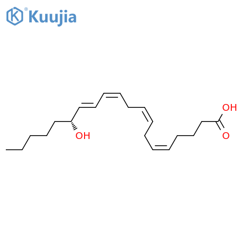 5,8,11,13-Eicosatetraenoicacid, 15-hydroxy-, (5Z,8Z,11Z,13E,15R)- structure