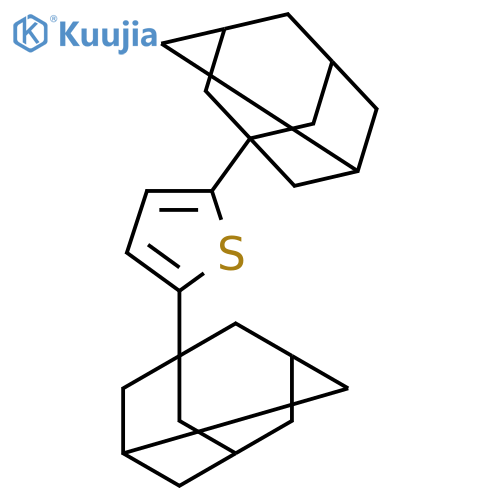 THIOPHENE, 2,5-BIS(TRICYCLO[3.3.1.13,7]DEC-1-YL)- structure