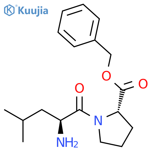 L-Proline, L-leucyl-, phenylmethyl ester structure