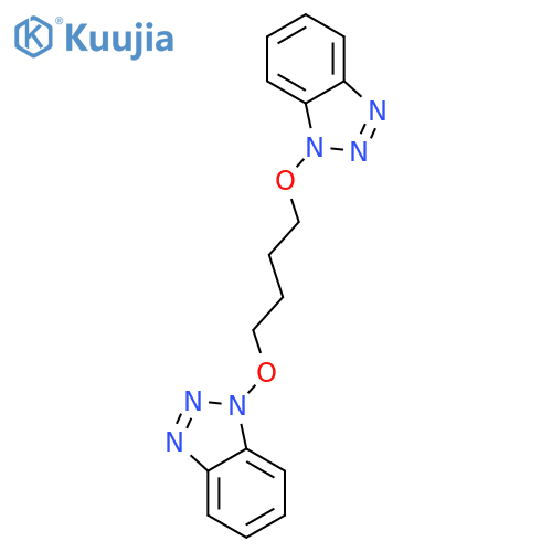 1H-BENZOTRIAZOLE, 1,1'-[1,4-BUTANEDIYLBIS(OXY)]BIS- structure