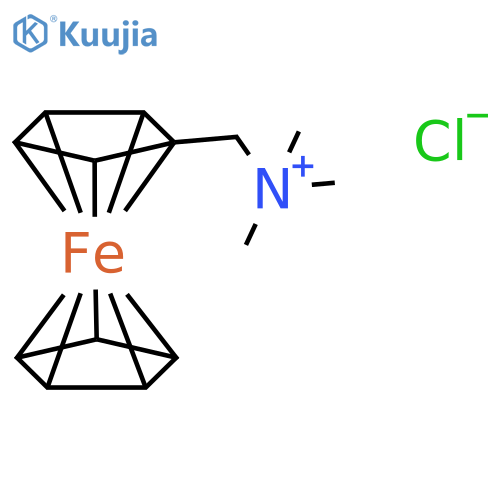 (Ferrocenylmethyl)trimethylammonium Chloride structure