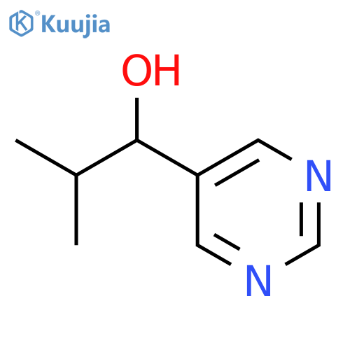 5-Pyrimidinemethanol, a-(1-methylethyl)- structure
