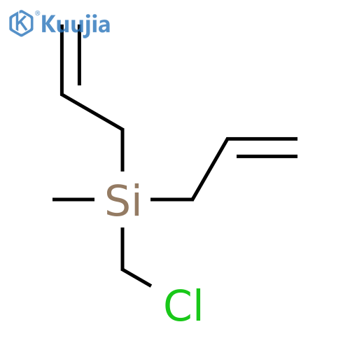(chloromethyl)(methyl)diprop-2-en-1-ylsilane structure