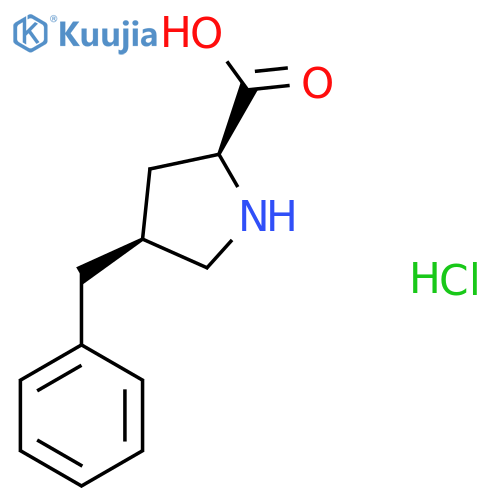 (4S)-4-Benzyl-L-proline hcl structure