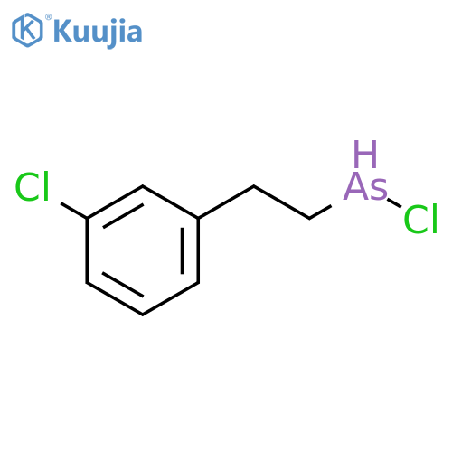 ARSINOUS CHLORIDE, (3-CHLOROPHENYL)ETHYL- structure