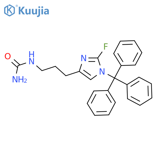 UREA, [3-[2-FLUORO-1-(TRIPHENYLMETHYL)-1H-IMIDAZOL-4-YL]PROPYL]- structure