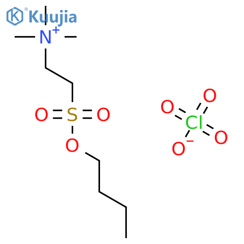 Ethanaminium, 2-(butoxysulfonyl)-N,N,N-trimethyl-, perchlorate structure