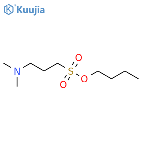 1-PROPANESULFONIC ACID, 3-(DIMETHYLAMINO)-, BUTYL ESTER structure