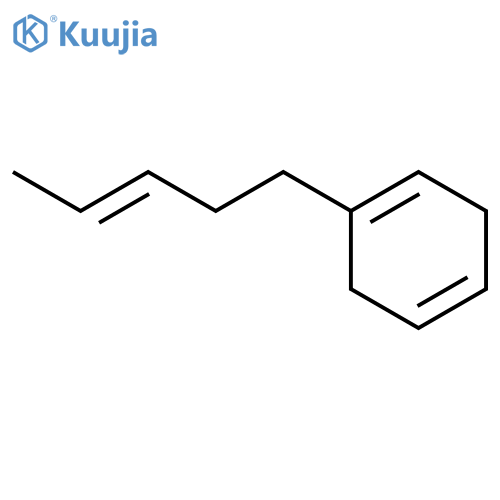 1,4-CYCLOHEXADIENE, 1-(3-PENTENYL)- structure