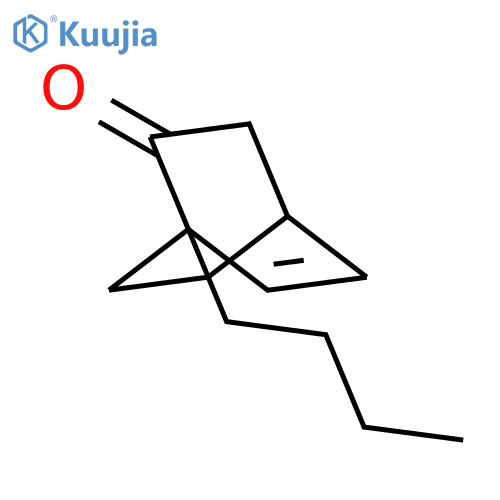 BICYCLO[2.2.2]OCT-5-EN-2-ONE, 1-BUTYL-, (+)- structure