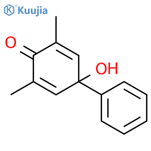 2,5-Cyclohexadien-1-one, 4-hydroxy-2,6-dimethyl-4-phenyl- structure