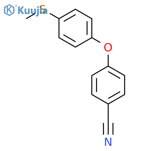 Benzonitrile, 4-[4-(methylthio)phenoxy]- structure