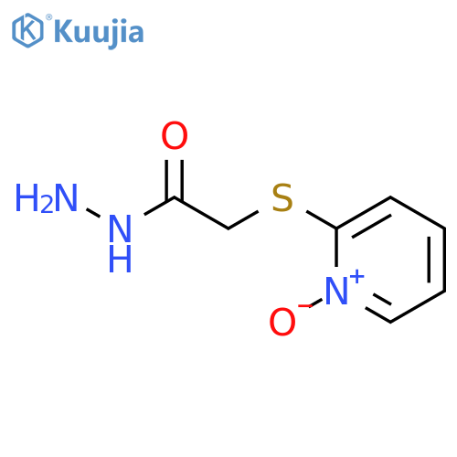 Acetic acid,2-[(1-oxido-2-pyridinyl)thio]-, hydrazide structure
